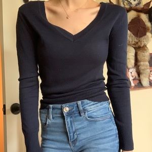 Navy blue cardigan